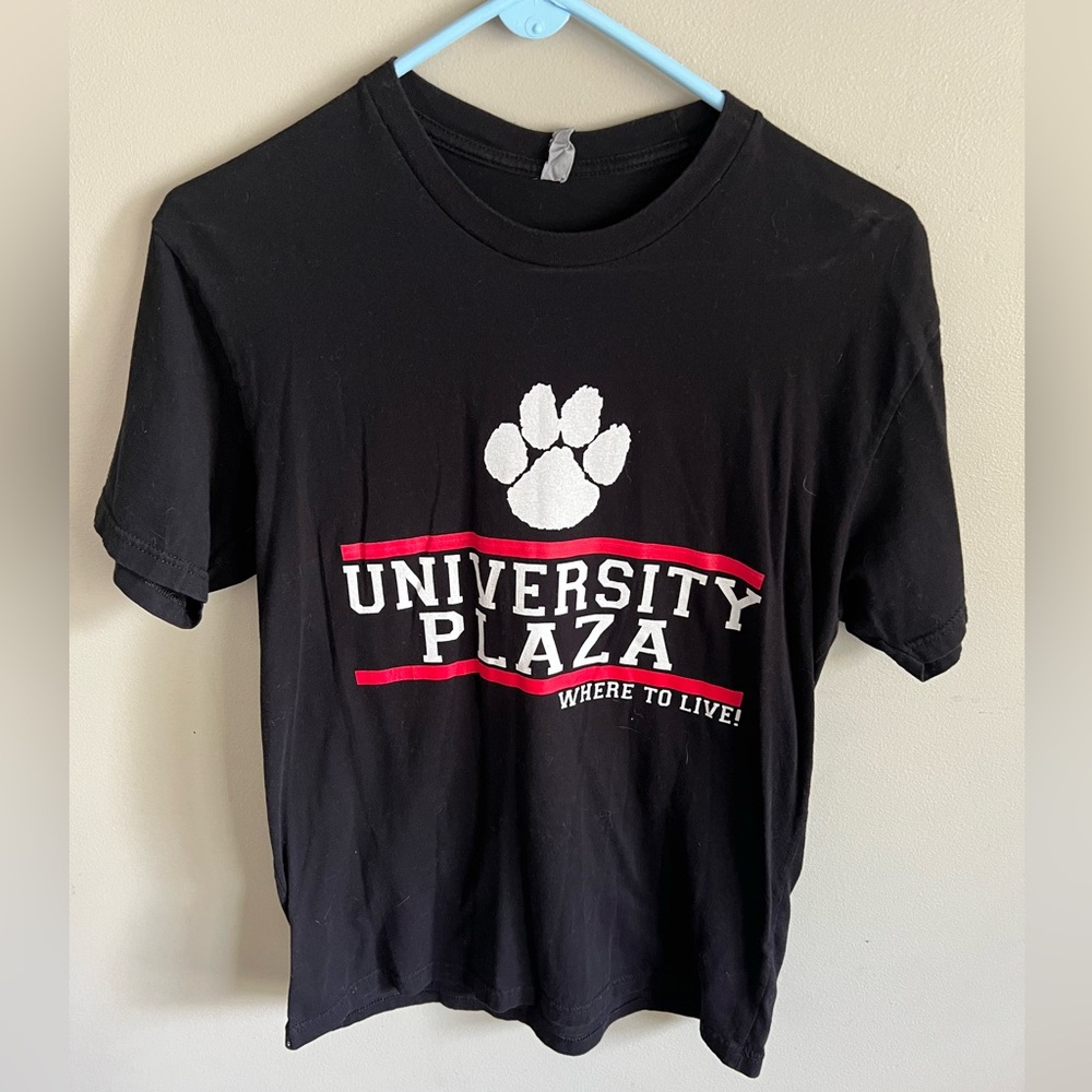 Black University Plaza T-Shirt